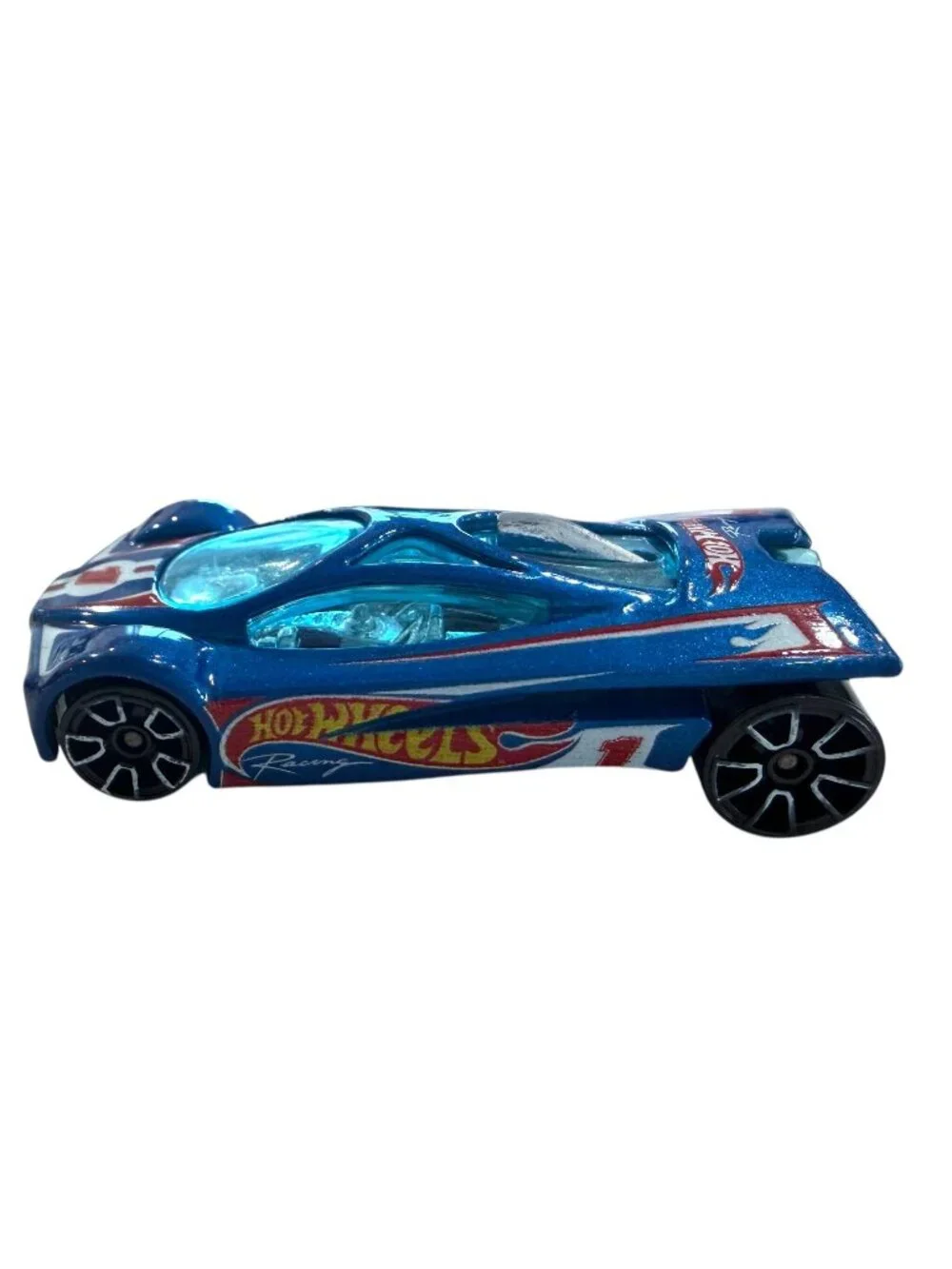 HOT WHEELS SLING SHOT 2001 #1 BLUE 2 1/2
